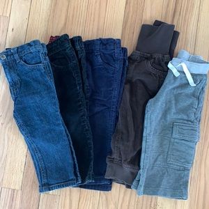 5 pairs of 18M boy pants!